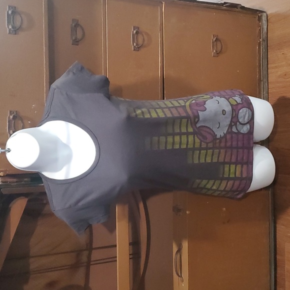 IMAGINARY PEOPLE HELLO KITTY cap sleeve tshirt.. #5108 - Picture 2 of 7